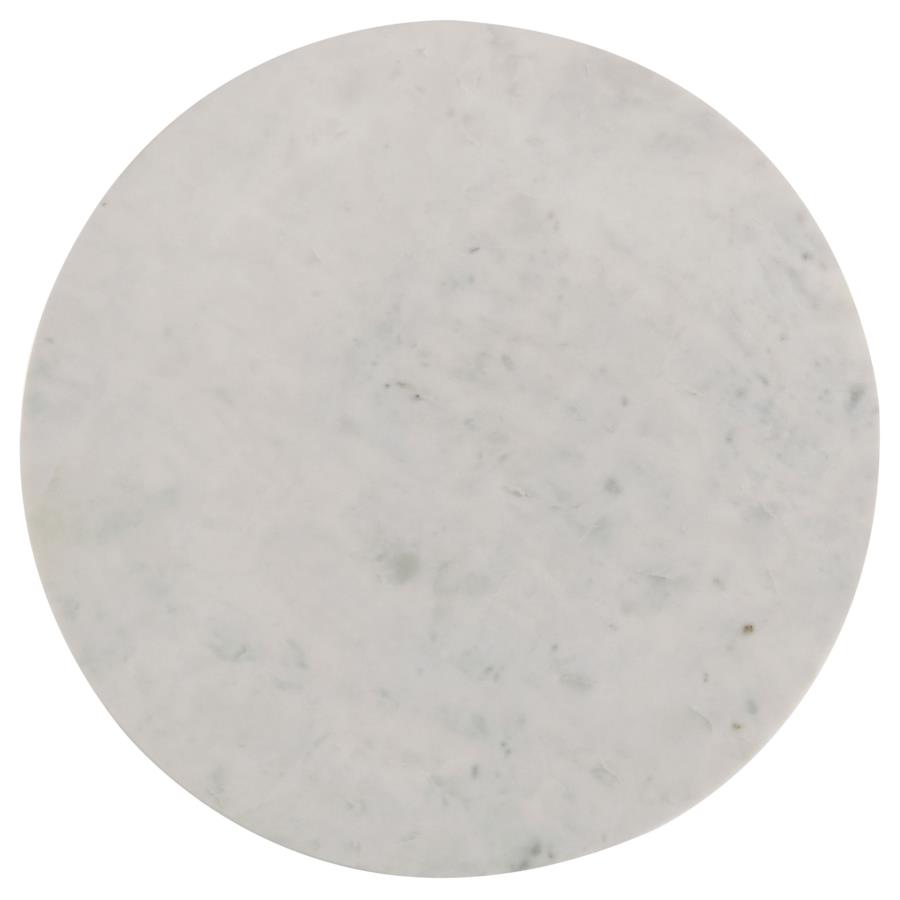 Astoria 3-piece Marble Coffee and End Table Set White