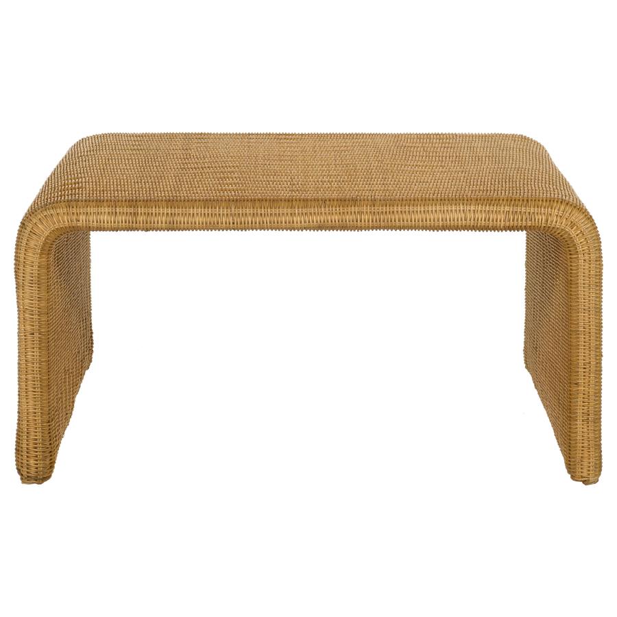 (image for) Juanita Square Woven Rattan Coffee Table Natural