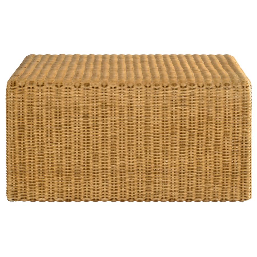 (image for) Juanita Square Woven Rattan Coffee Table Natural