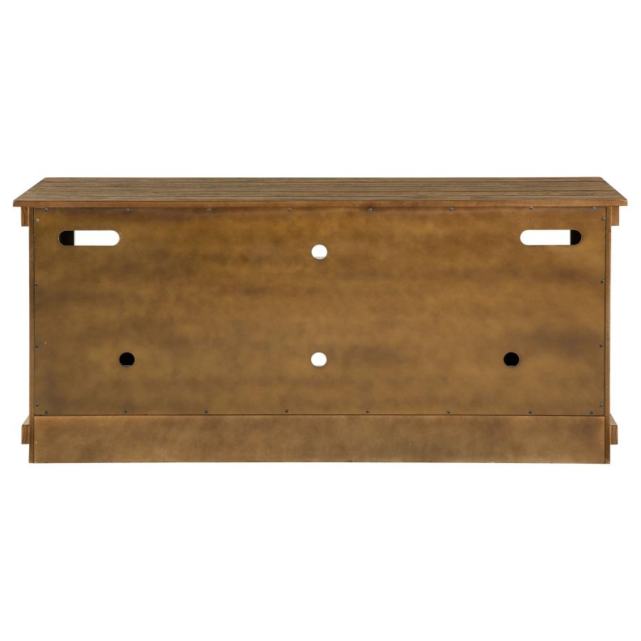 (image for) Payne 60-inch TV Stand Media Console Distressed Brown