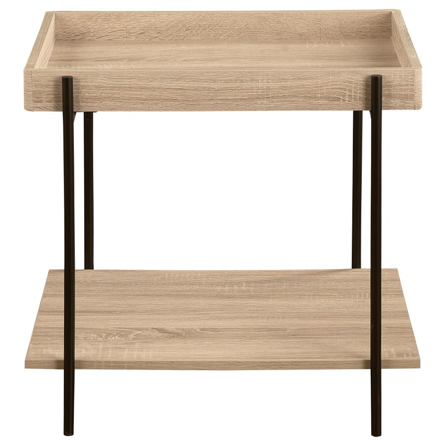 (image for) Fallon Square Engineered Wood End Table Light Brown