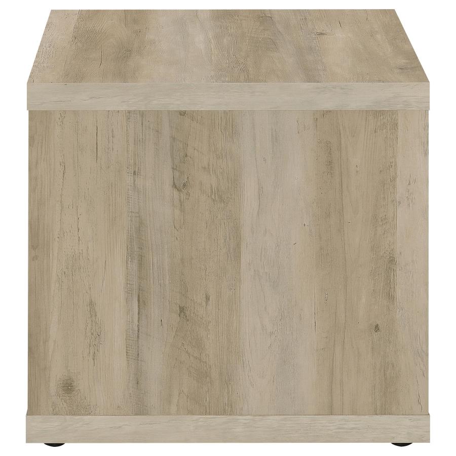 Frisco 2-piece Coffee and End Table Set Distressed Pine