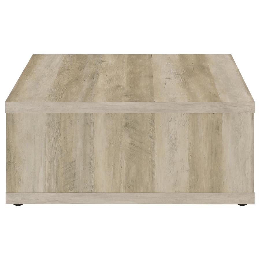 (image for) Frisco Square Engineered Wood Coffee Table Distressed Pine