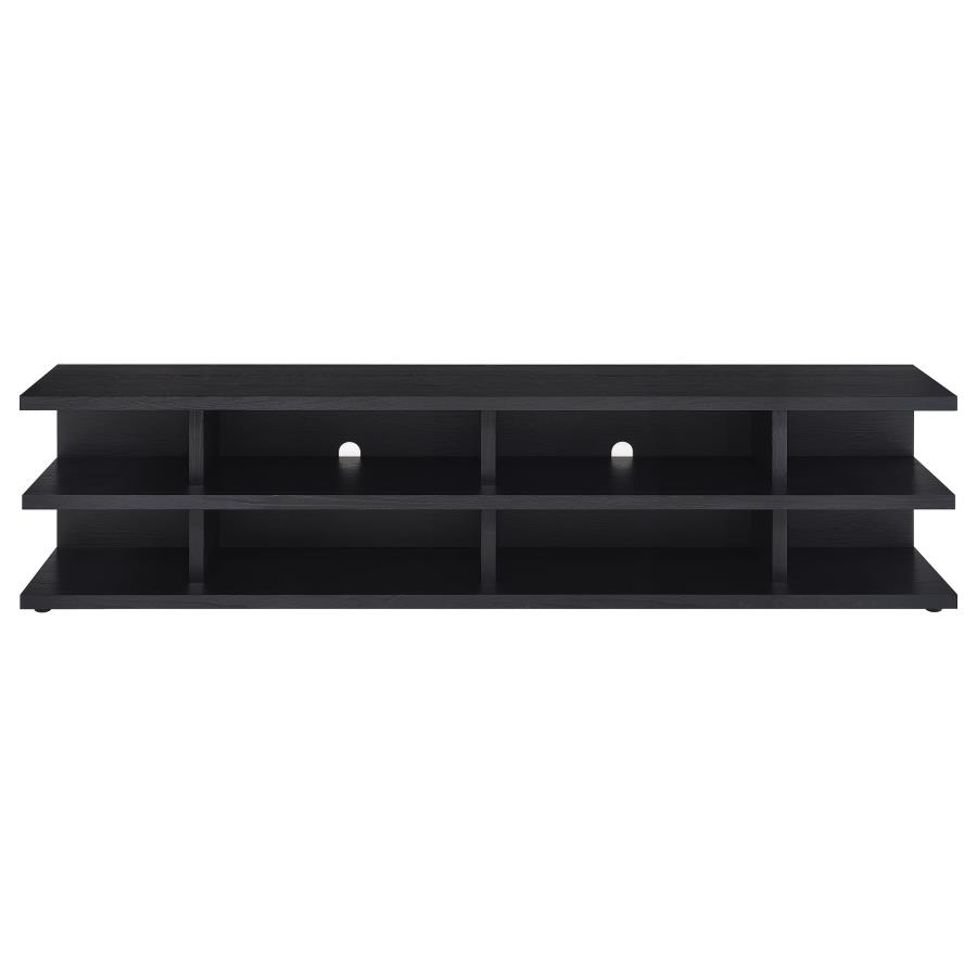 Cartmill 78-inch 2-tier TV Stand Media Console Black