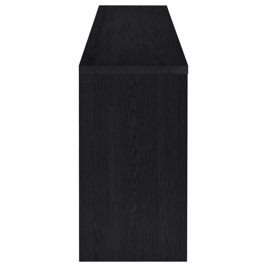 Denison 3-piece Entertainment Center 79-inch TV Stand Black