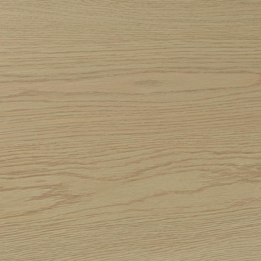 Dacre Round Engineered Wood Top Side End Table Greige