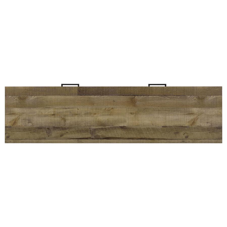 (image for) Ruston 2-drawer Engineered Wood 59" TV Stand Weathered Pine