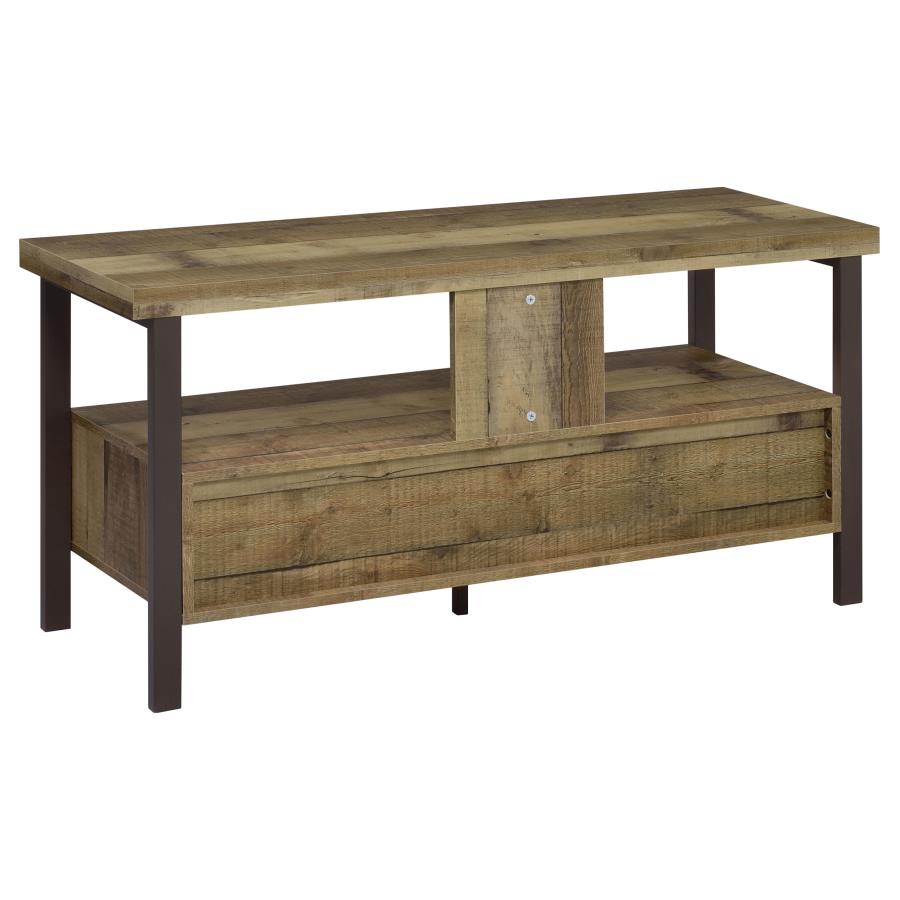 (image for) Ruston 2-drawer Engineered Wood 48" TV Stand Weathered Pine