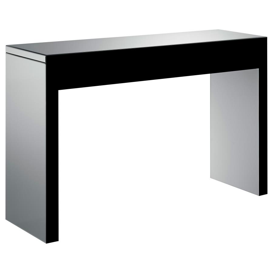 (image for) Gillian Mirrored Acrylic Entryway Console Table Silver