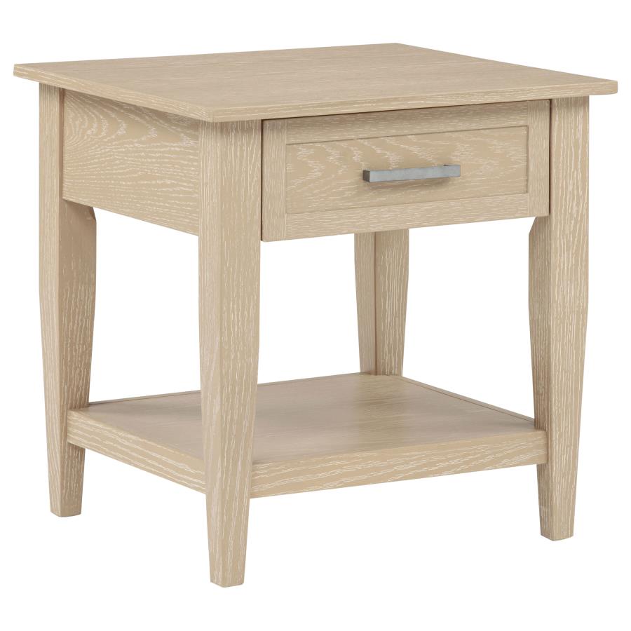 (image for) Lindenton 1-drawer Wood Occasional Side End Table Blonde