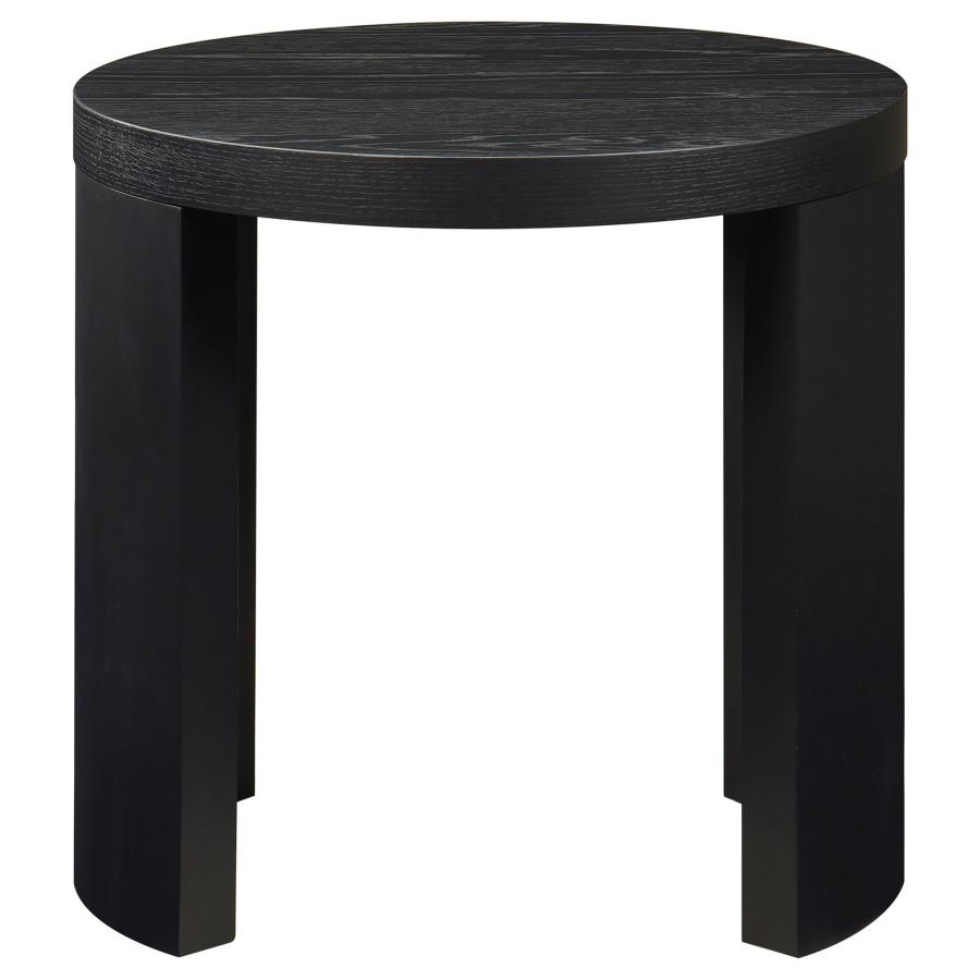 Sweeney 2-piece Coffee and End Occasional Table Set Black