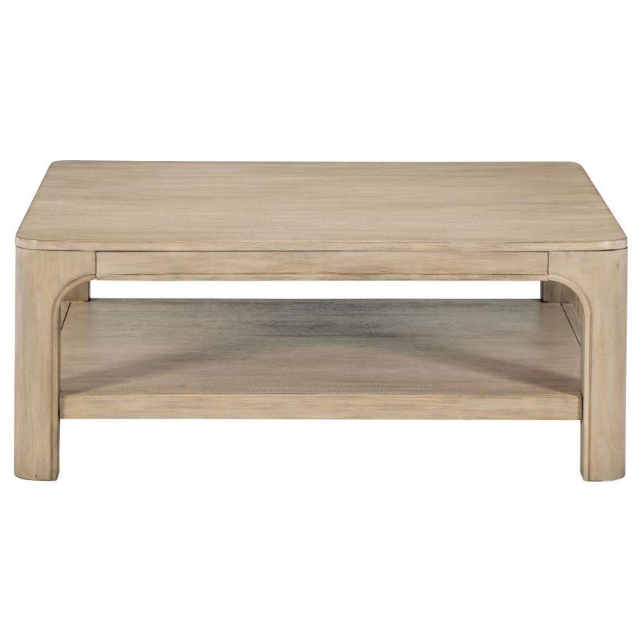 Solano 3-piece Square Coffee Table Set Weathered Mango