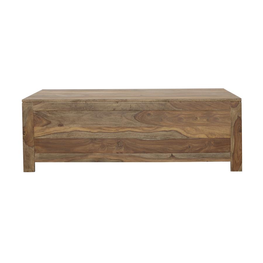 (image for) Esther 6-drawer Solid Wood Coffee Table Natural Sheesham