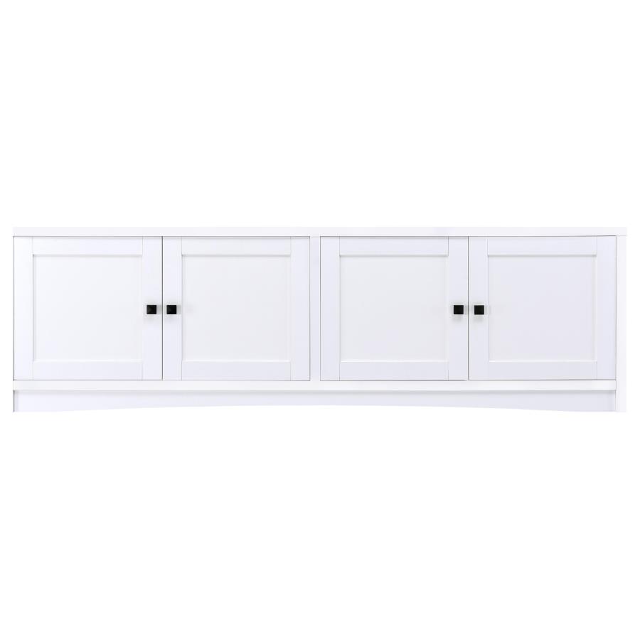 (image for) Laughlin 3-piece Entertainment Center TV Stand White