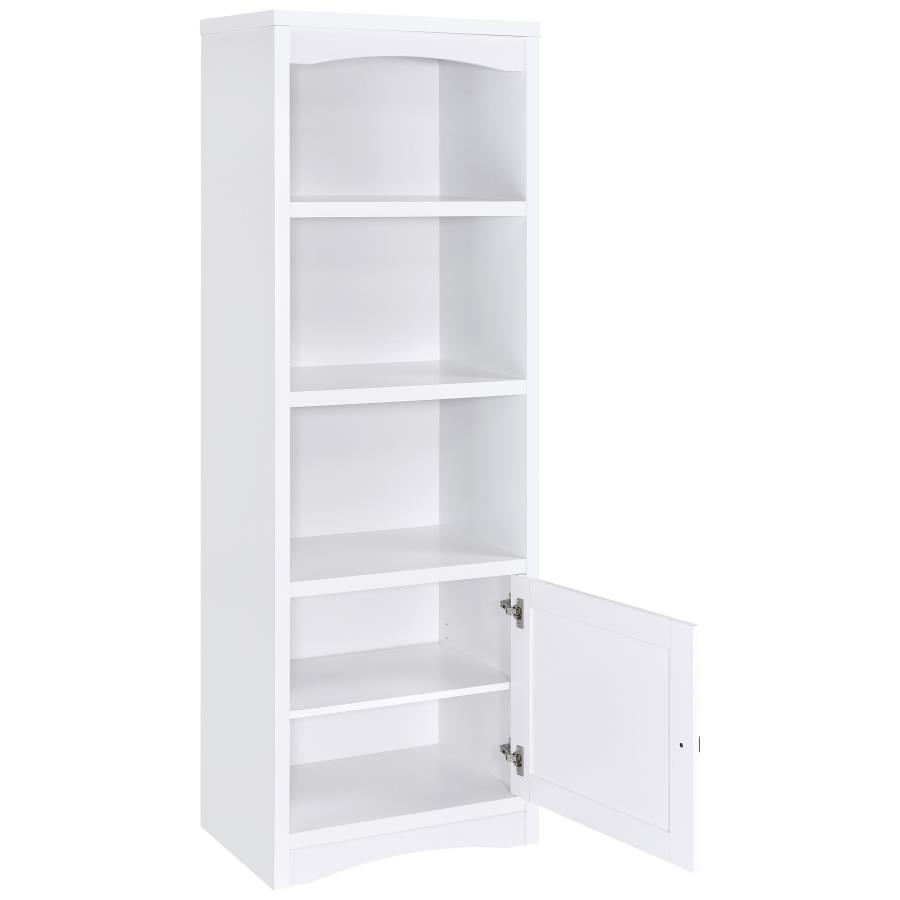 (image for) Laughlin 3-shelf Engineered Wood Media Tower White