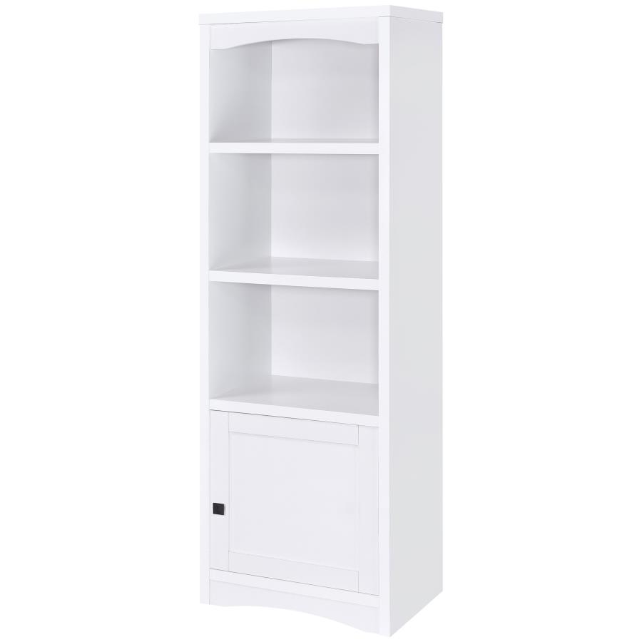 (image for) Laughlin 3-shelf Engineered Wood Media Tower White