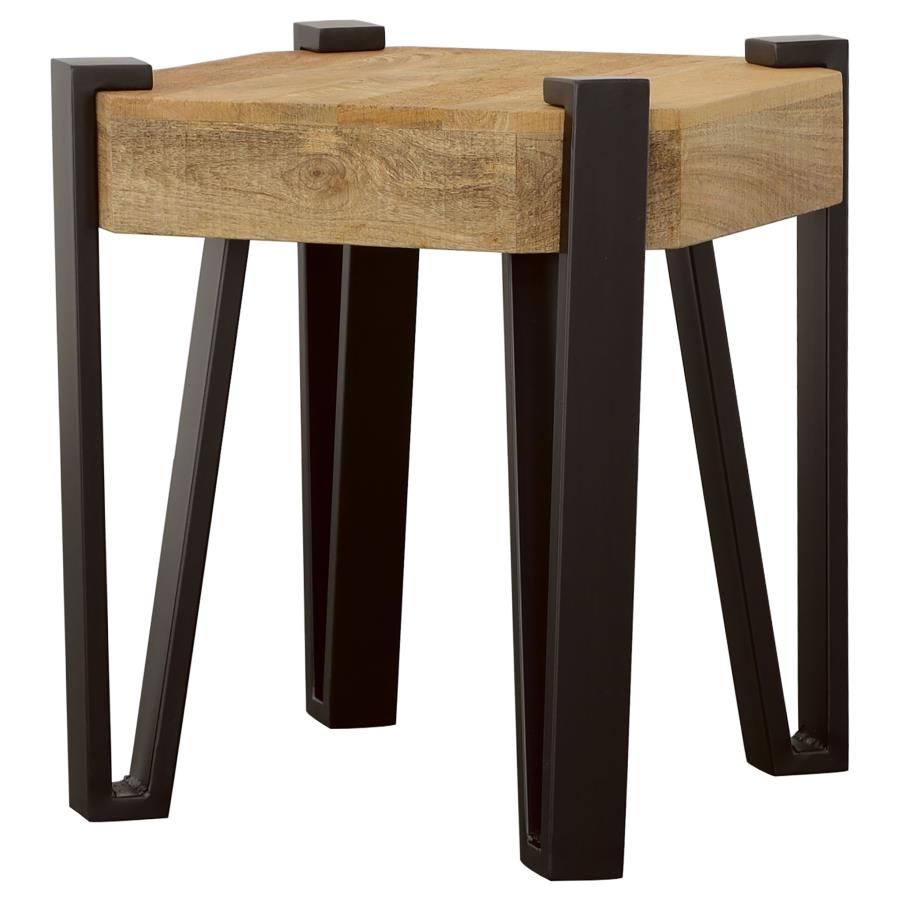 (image for) Winston Square Wood Top Side End Table Natural