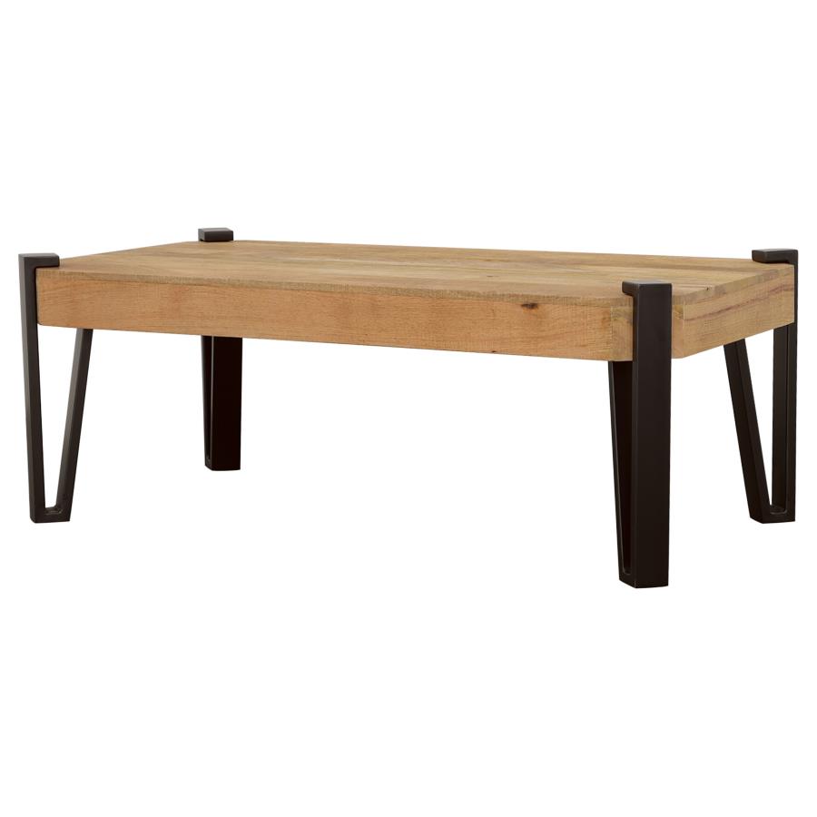 (image for) Winston Rectangular Wood Top Coffee Table Natural