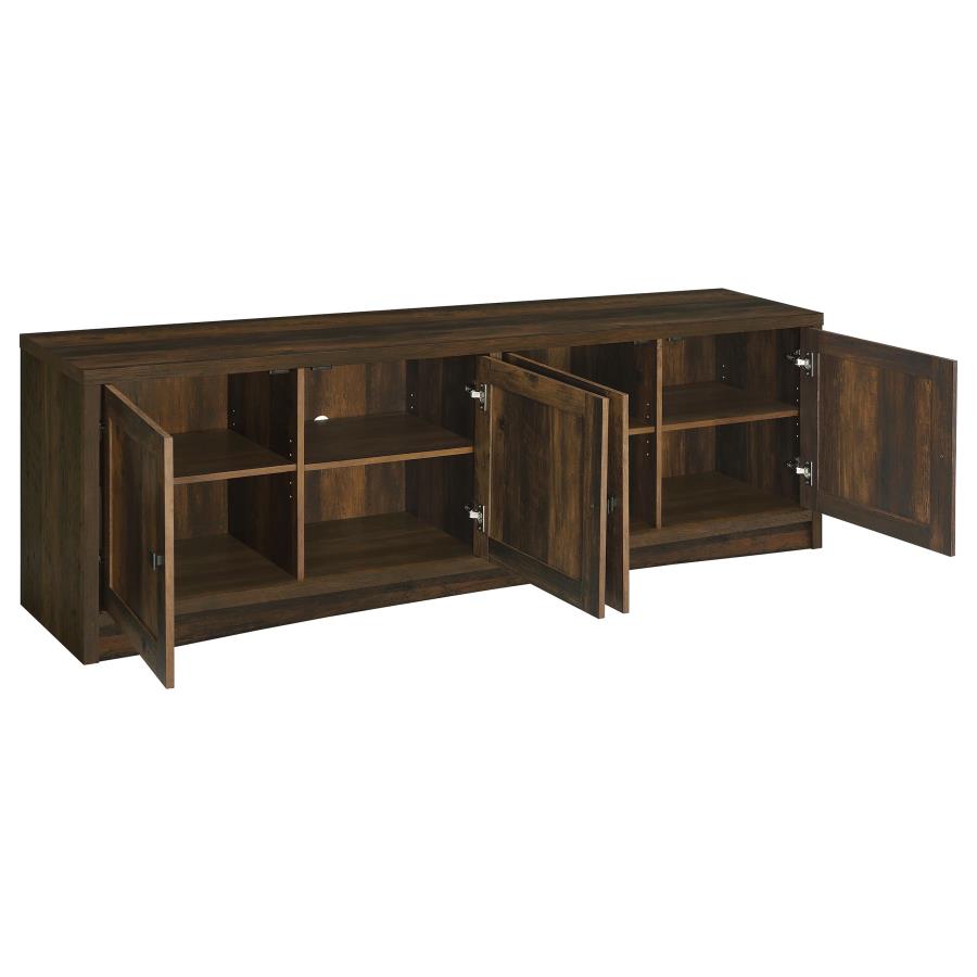 (image for) Laughlin 3-piece Entertainment Center TV Stand Dark Pine