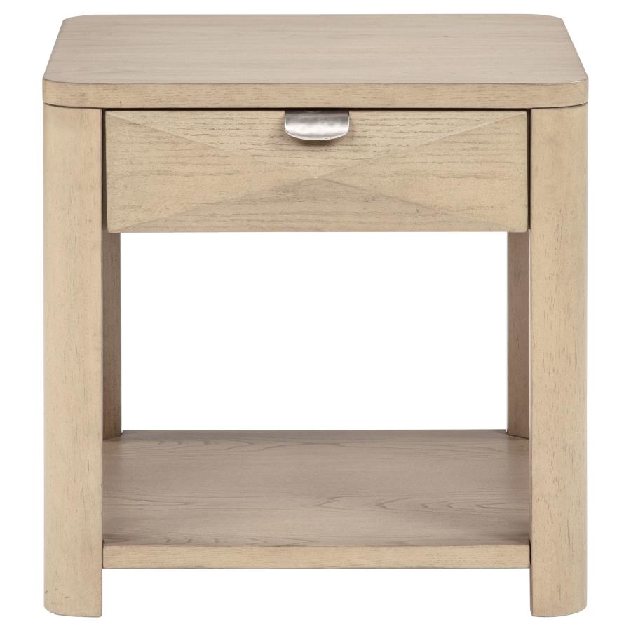 Marcelo 3-piece Coffee Table Set with Storage Light Elm