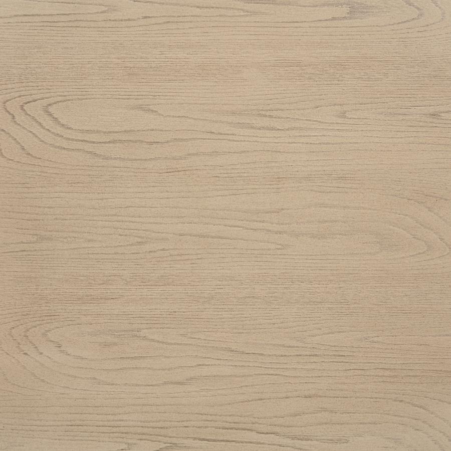 Marcelo Wood Coffee Table with 2 Drawers and Shelf Light Elm