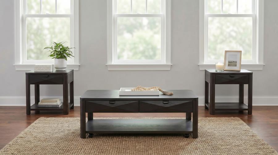 (image for) Marcelo 3-piece Coffee Table Set with Storage Coffee