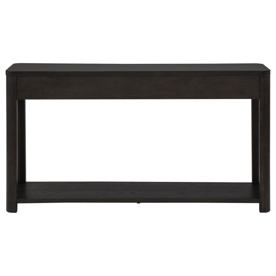Marcelo Sofa Console Table with 2 Drawers and Shelf Coffee