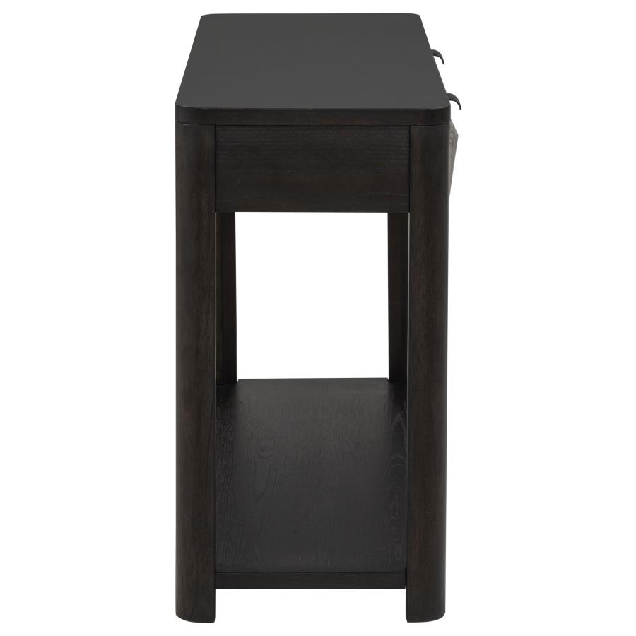 Marcelo Sofa Console Table with 2 Drawers and Shelf Coffee