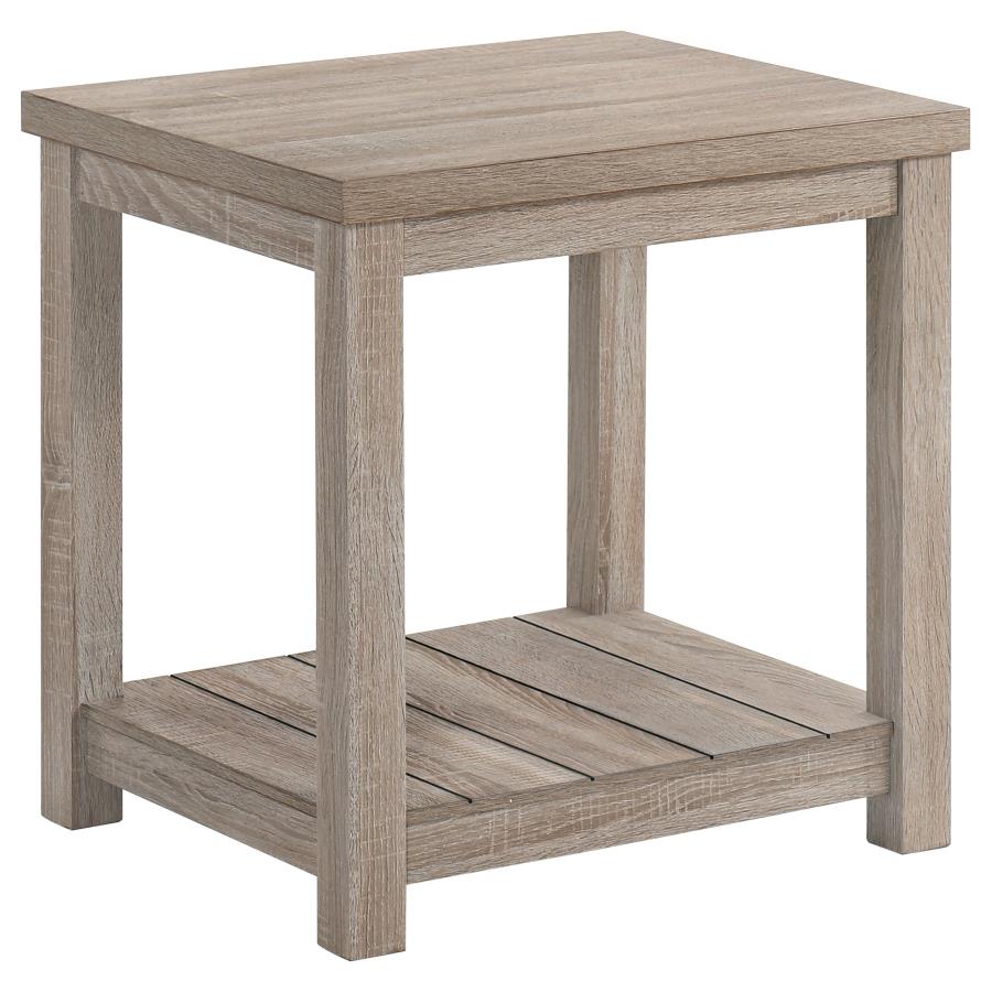 (image for) Colter 3-piece Engineered Wood Coffee Table Set Greige