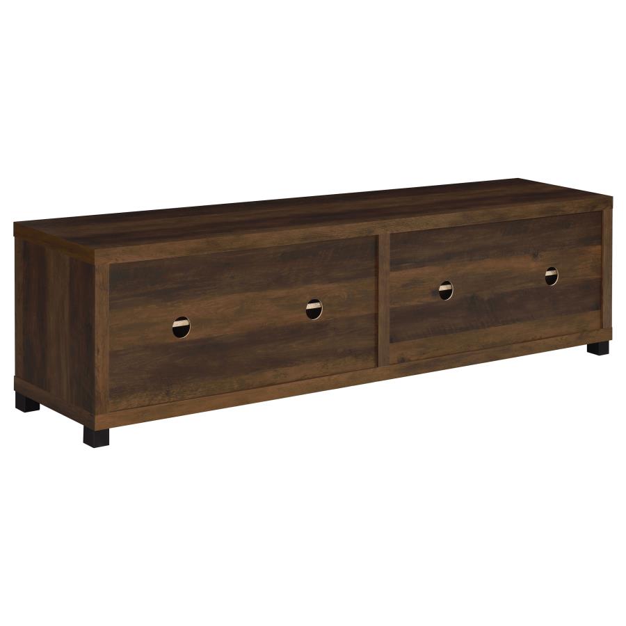 (image for) Sachin 3-piece 79" TV Entertainment Center Dark Pine