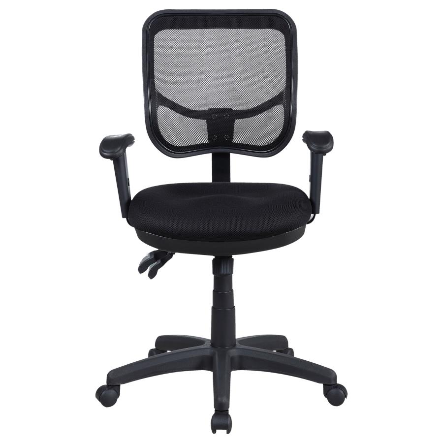 (image for) Rollo Upholstered Adjustable Ergonomic Office Chair Black