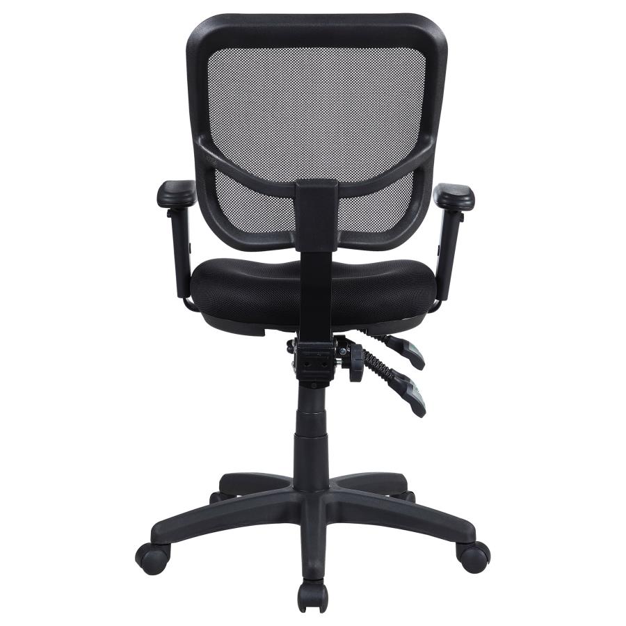 (image for) Rollo Upholstered Adjustable Ergonomic Office Chair Black