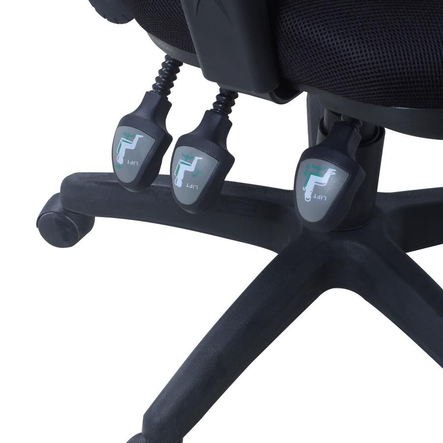 (image for) Rollo Upholstered Adjustable Ergonomic Office Chair Black