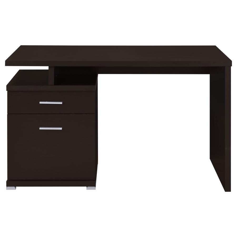 (image for) Irving 47-inch 2-drawer Office Computer Desk Cappuccino