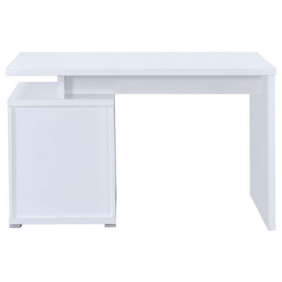 (image for) Irving 47-inch 2-drawer Office Computer Desk White