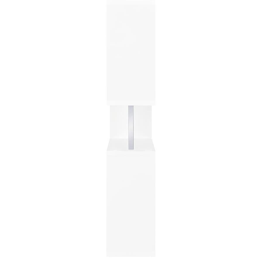 (image for) Hoover 63-inch 5-shelf Bookshelf White