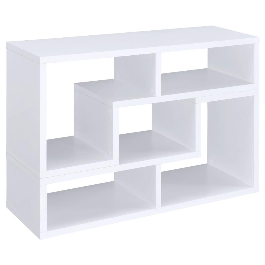 (image for) Velma Multipurpose TV Stand and Bookshelf White