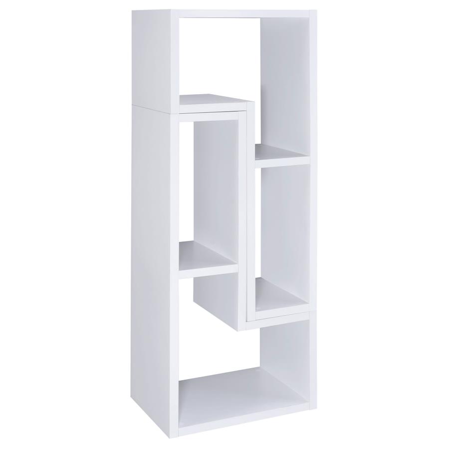 (image for) Velma Multipurpose TV Stand and Bookshelf White