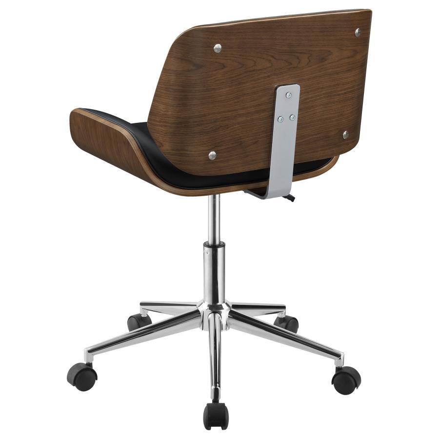 (image for) Addington Upholstered Adjustable Office Desk Chair Black