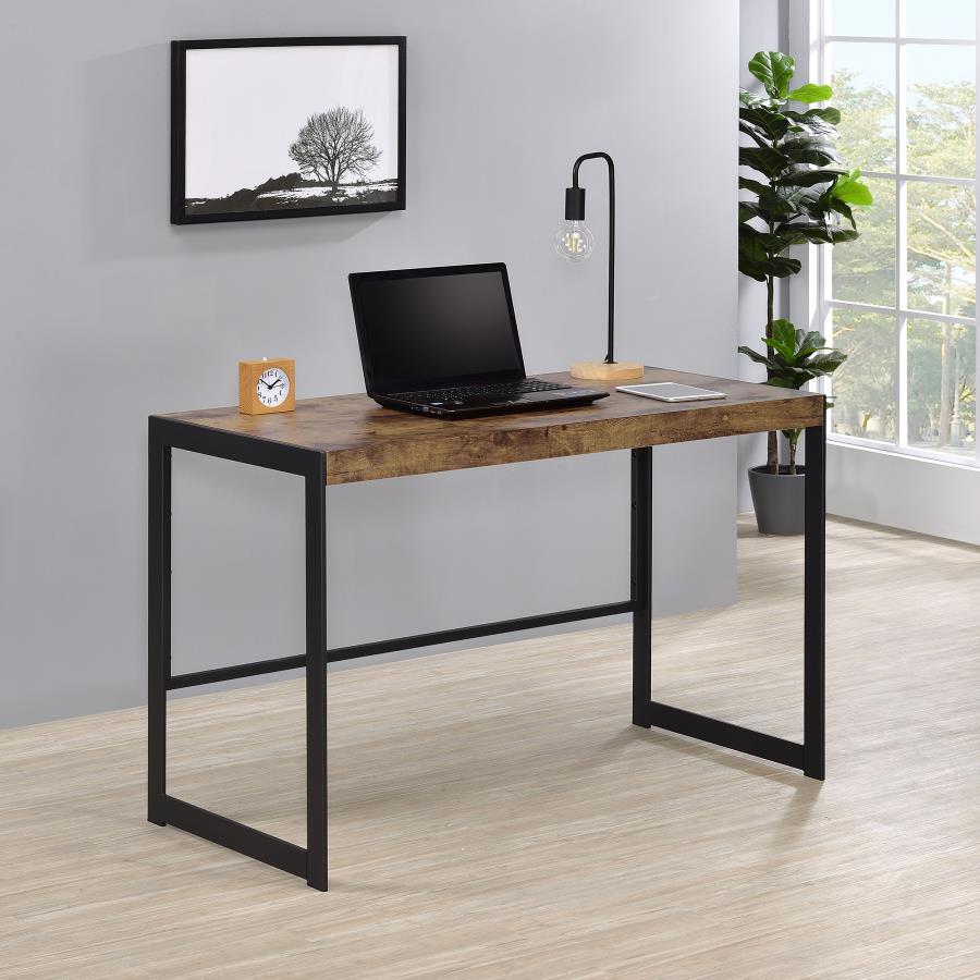 (image for) Estrella 47-inch Engineered Wood Writing Desk Rustic Nutmeg