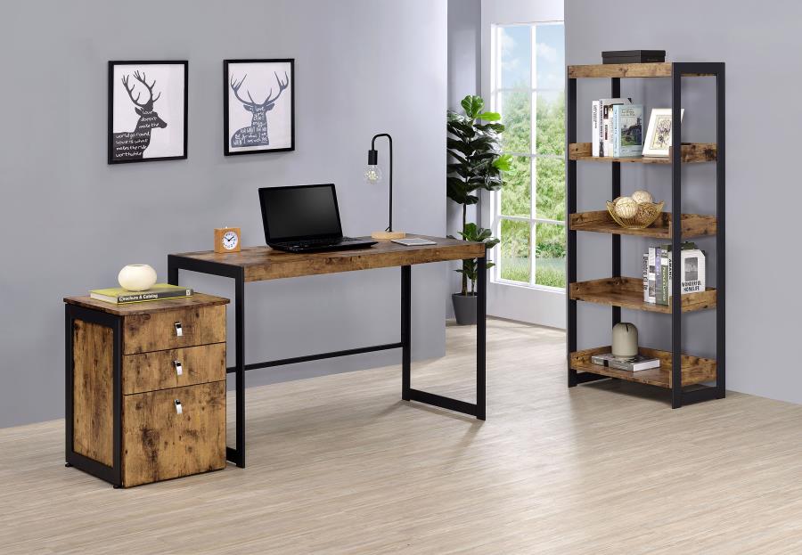 (image for) Estrella 47-inch Engineered Wood Writing Desk Rustic Nutmeg