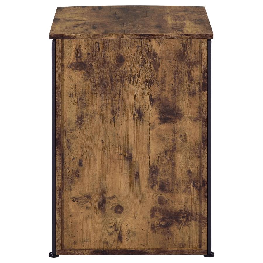 (image for) Estrella 3-drawer Home Office File Cabinet Rustic Nutmeg