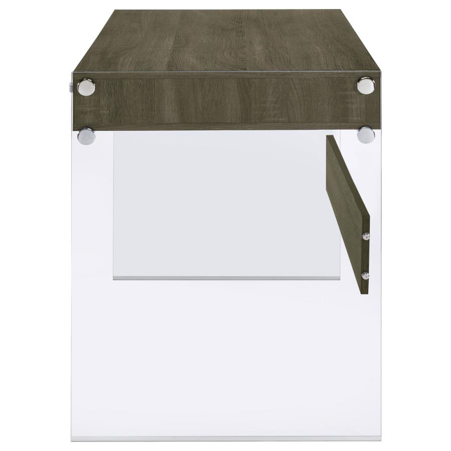 (image for) Dobrev 48-inch 2-drawer Writing Desk Weathered Grey