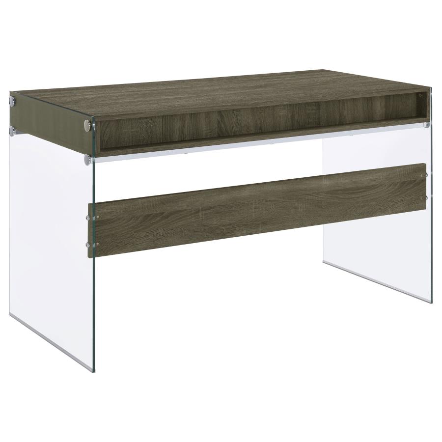 (image for) Dobrev 48-inch 2-drawer Writing Desk Weathered Grey