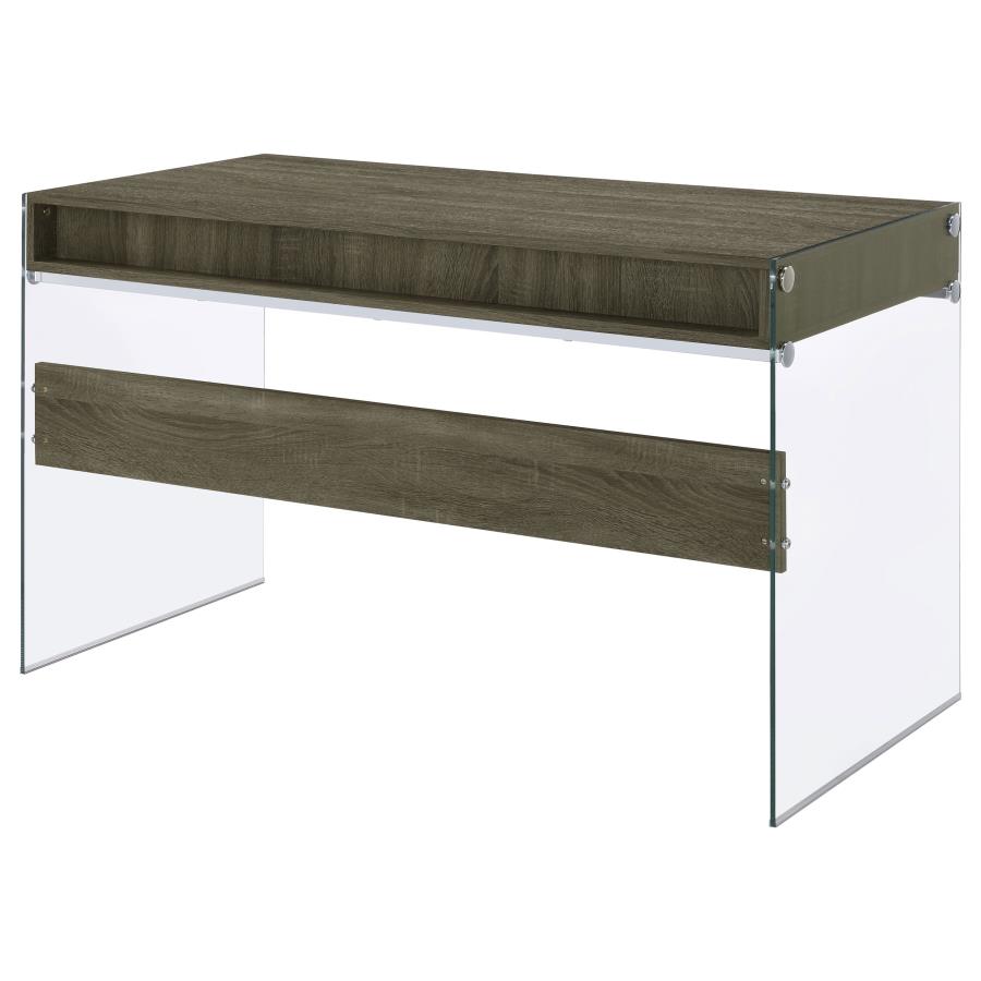 (image for) Dobrev 48-inch 2-drawer Writing Desk Weathered Grey