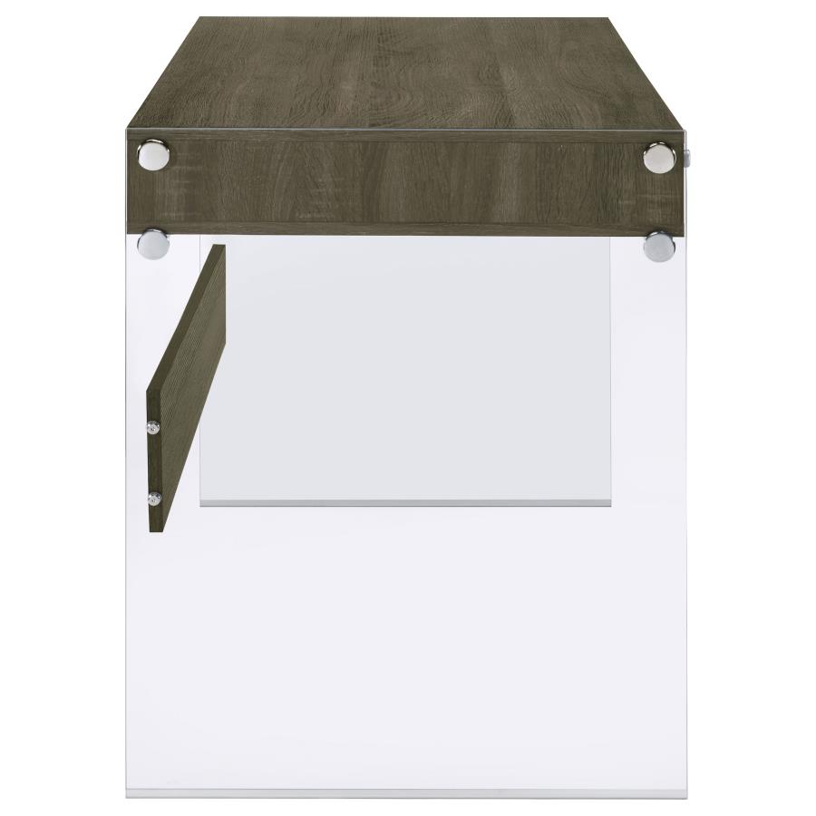 (image for) Dobrev 48-inch 2-drawer Writing Desk Weathered Grey