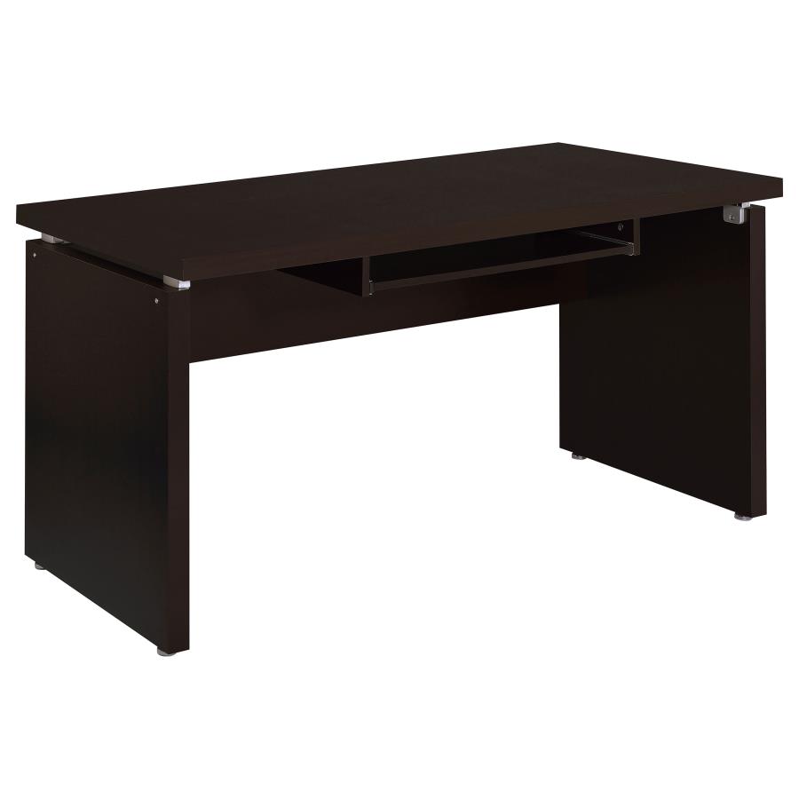 (image for) Skylar L-Shape Desk with Mobile File Cabinet Cappuccino