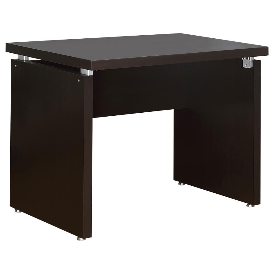 (image for) Skylar L-Shape Desk with Mobile File Cabinet Cappuccino