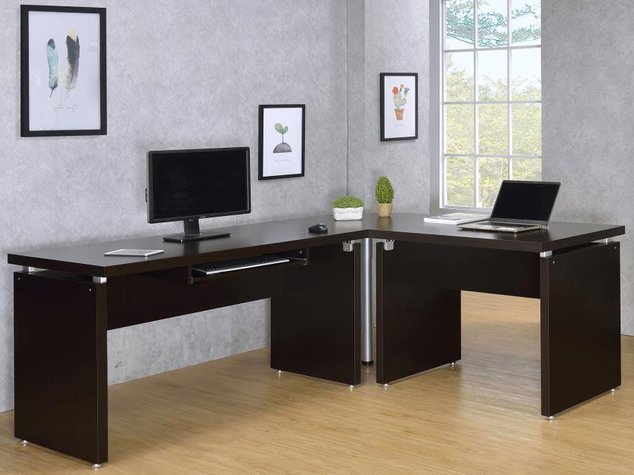 (image for) Skylar 39-inch Engineered Wood Writing Desk Cappuccino