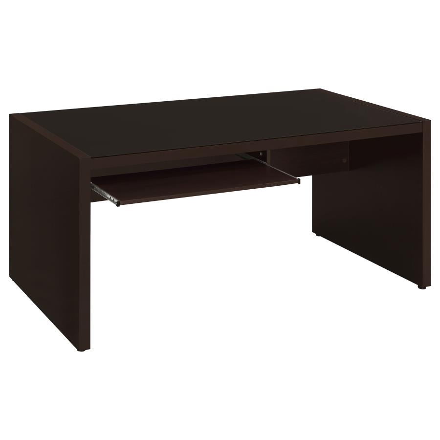 Skeena 3-piece Home Office Computer Desk Set Cappuccino